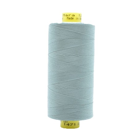 Gutermann Mara120 All Purpose General Sewing Thread. 1471 Silver Blue